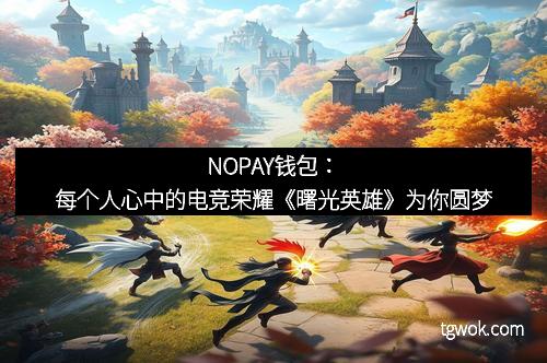 NOPAY钱包：每个人心中的电竞荣耀《曙光英雄》为你圆梦